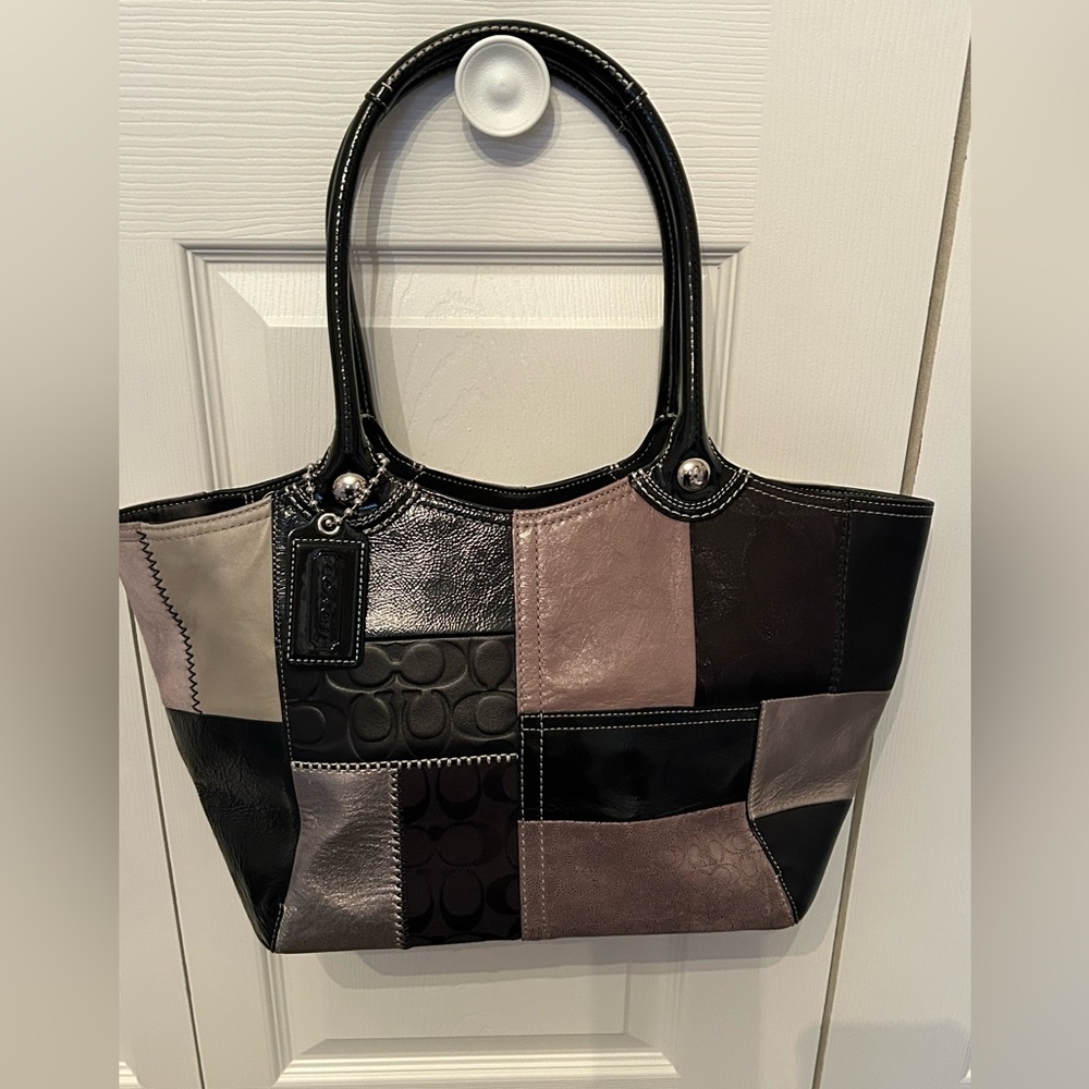 Coach Bleeker Legacy Patchwork Handbag - image 1